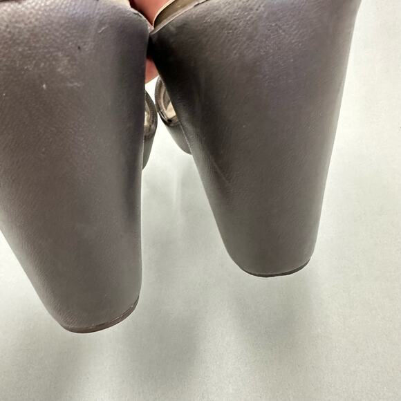 CROCS Cyprus IV Heel Brown Mushroom Brown Sandals Rubber Jelly Womens Size 10 - Picture 6 of 14